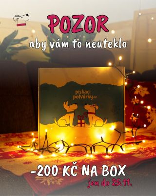 Vánoční boxy se pomalu rozutíkaly k prvním psím parťákům 🐕🎁 🎄Chcete mít super dárek a ještě ušetřit?Teď je ten správný čas...