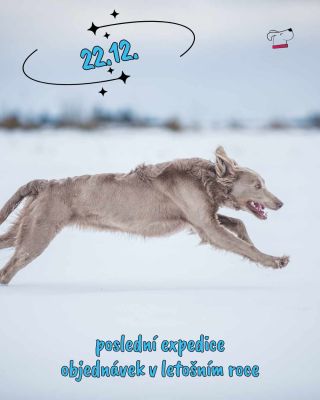 Dne 22. 12. odesíláme poslední balíčky v tomto roce. Doručení do Vánoc už bohužel slíbit nemůžeme, ale uděláme maximum,...